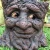 Import Handmade Green Man Face Tree Trunk Stump Herb Flower Planter Garden  Stone Planter Pots from China