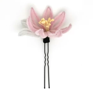 Handmade Hollow Lotus Flower Clip Hair Accessories Wedding Bridal U-shaped Clips Creative Hair Fork