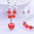 Import Hawaiian Fashion Jewelry Pearl Heart Pendant Necklaces Water Drop Charms Necklace Earrings Bracelets Women Beaded Jewelry Sets from China