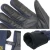 HDD Black in stock  custom windproof gloves full finger warm touch screen gloves winter sport gym cycling Racing gloves