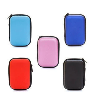 Headphones Case Multifunction Protective Hard Travel Carrying Case EVA Bag For Wired Headset Earphone Earbuds MP3