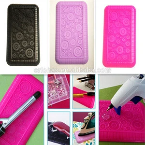 heat resistant silicone pad mat for flat curling iron and hair straightener