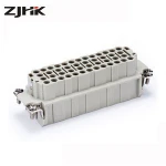 HEE-046 Similar As Harting Electrical Plastic Connector / Crimp Terminal Heavy Duty Male Connector/injector connector