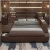 Import Hemp Fabric Soft Bed Frame Bedroom Furniture with Speaker Massage Sofa Storage Box Multifunction Bed from China