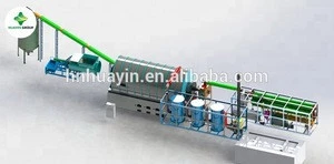Henan New waste Tyre Rubber raw material pyrolysis machinery
