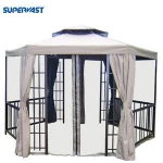 Hexagonal Garden Furniture Outdoor Metal Gazebo