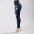 Import HFS1695B Europe New Trendy Embroidered High Elastic Women Skinny Jeans from China
