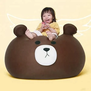 High capacity child kid love gift big joe cartoon animal storage bean bag chair