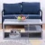 Import High Gloss Coffee Table Modern Rectangular Sofa with 2 Tier Storage Shelf Center Tea Table for Living Room Home Office from China