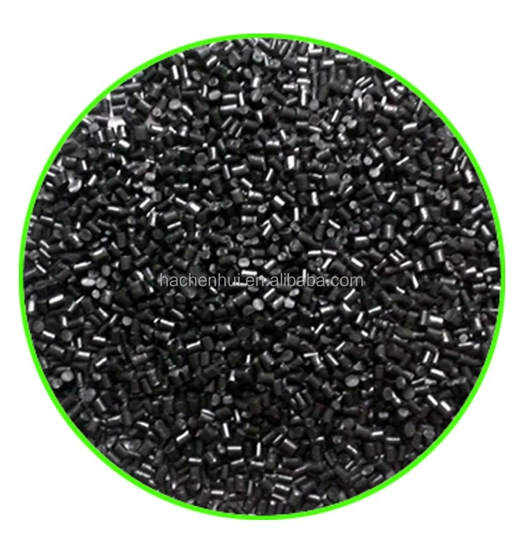 High gloss level black ABS plastic raw material Virgin&amp;Recycled ABS particle for hot sale