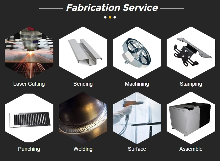 High precision custom metal sheet industrial fabrication