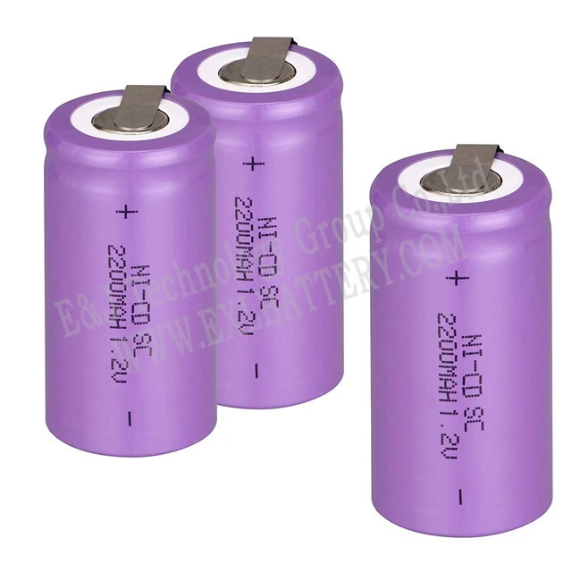 High quality 1.2v nicd sc rechargeable battery  ni-cd sc2200mah battery for power tools