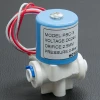 High quality 2 way Plastic water dispenser micro solenoid valve 1/4 pipe 24V 12V DC flow control for RO machine water purifier