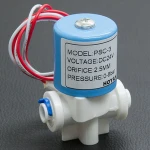 High quality 2 way Plastic water dispenser micro solenoid valve 1/4 pipe 24V 12V DC flow control for RO machine water purifier