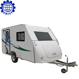 high quality 3.7m mini camping caravan travel trailer, European customized mobile small food teardrop camper caravan trailer