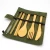 Import High quality bio bamboo spoon knife fork set reusable bamboo cutlery from China