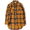 High Quality Custom Logo Long Sleeve Casual Cotton Ckecked Flannel Shirt Retro Flannel Plaid Shirt Mens Slim Outer Wear