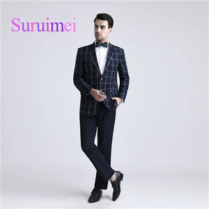 High Quality Hand Made Custom Made Excellent Slim Fit Suits For Sale Two Buttons Best Man Suit