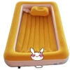 High quality Inflatable Bed for Kids customized portable Travel Bed Inflatable pvc flocking toddler Air Bed