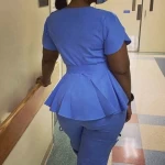 High quality Medical Nurse Hospital plus size scrubs uniforms sets joggers nursing scrubs stretch nurse uniform