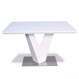 High Quality Modern Mdf Extendable Dining Table