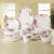 Import High quality opal glassware square 72PCS crockery dinnerware set from China
