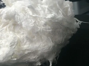High quality raw white bamboo fiber