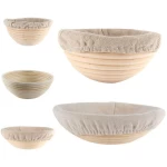 High quality reusable rattan bread proofing baskets for baking natural cane rattan bread baskets