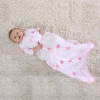 High quality soft baby sleeping bag organic cotton baby rompers