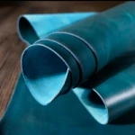 High Quality Turquoise Buffalo Hide Cow Skin Buffalo Skin Tanned Blue Leather Wholesale genuine Leather At Best Price