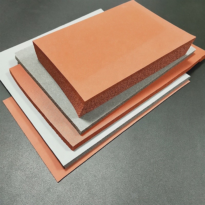 High resilience closed cell inflaming retarding  fire retardant silicon foam sheets