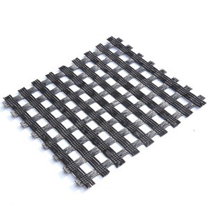 High Strength Polyester Biaxial Geogrid with Pvc Coating
