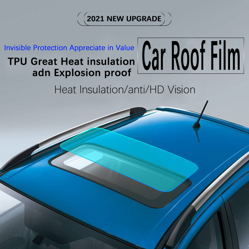 Buy High Uv Ray Block Tpu Car Roof Skylight Film Auto Window Glass ...
