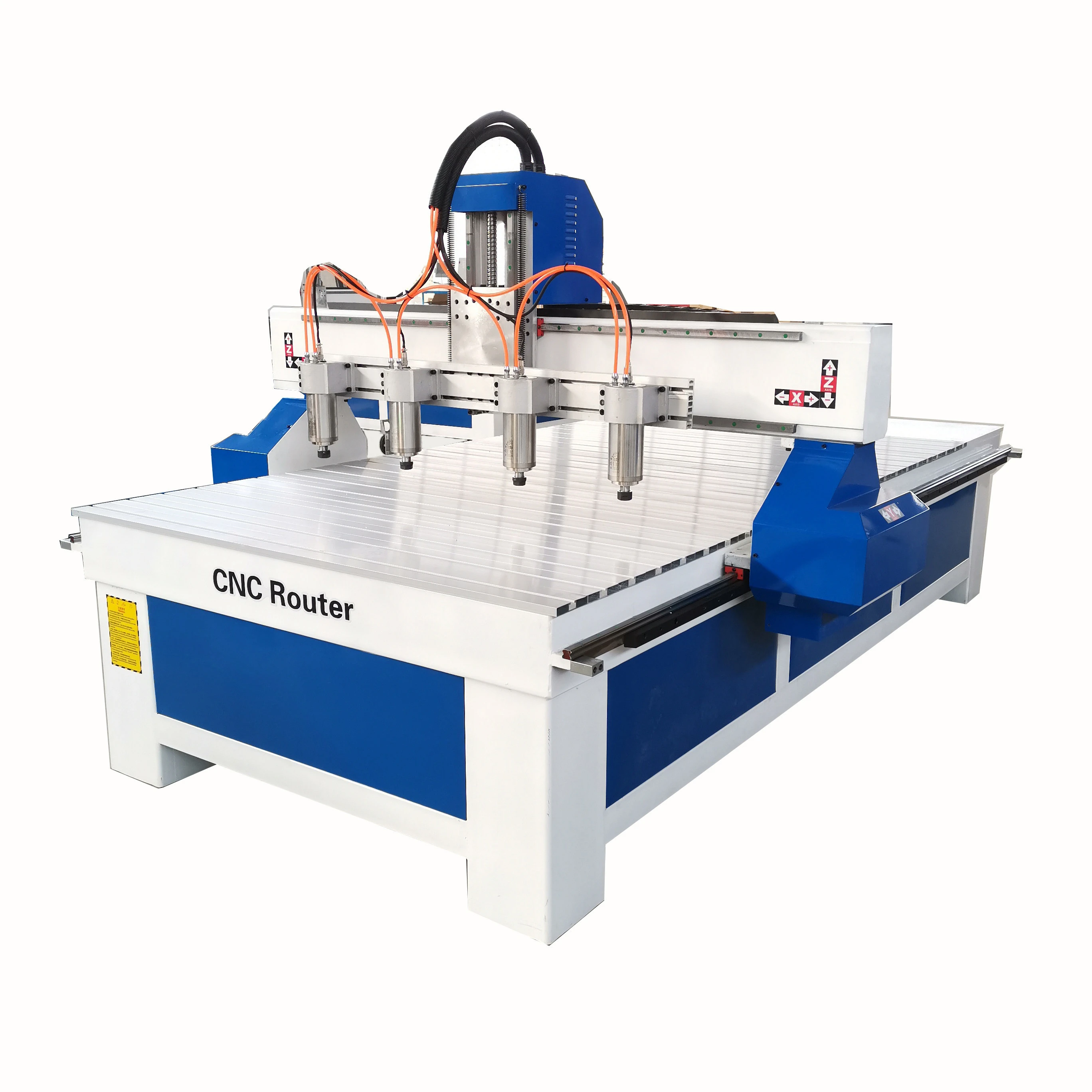 Hing quality three head four head cnc router wood working engraving machine for sale