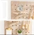 Import hole plate wall storage wooden shelves home wall decoration from China