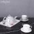 Import Home Decoration Accessories High End Elegant Royal Marble Ceramic Tea Pot Coffee Cup For Table from China