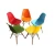 Import Home Furniture Colorful Plastic Black Dining Chairs PP Restaurant Chair with Beech Legs from China
