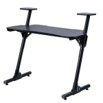 Home Office Game Desk/ Home Made Computer Desk /Z-Shaped PC Desk Workstation with Carbon Fiber Surface and Headphone Hook