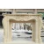 Import Home use Luxury cultured marble fireplace surround White Marble Fireplace Mantel for house from China