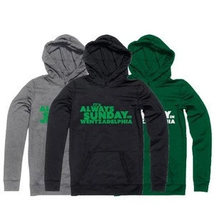 Hoodie with Heat transfer printing high quality custom made hoodie for men