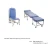 Import hospital Steel spraying medical folding sofa chair from China