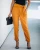 Import Hot new product in summer 2020 solid color straight pants commuter ol temperament versatile pants adjustable belt from China