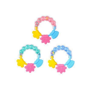 Hot Sale China Manufacturer  Molar Ring Food Grade Silicone Funny Silicone Baby Teether Toy
