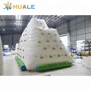Hot sale inflatable iceberg , inflatable floating climbing for water sport