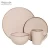 Import Hot sale new design dinner set 16pcs round shape embossing ceramic dinnerware set from China