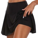 Hot sale summer solid color lady dress knitted mini gym women skirts