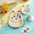 Import Hot Sell Cartoon Cats Design Bamboo Fiber Children Dinner Plates Sets from China