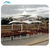 hot sell durable shade ptfe tensile membrane structure stadium architecture  membrane