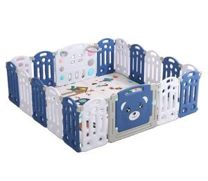 Hot sell multifunctional new design safety Kids plastic indoor play yard fence baby playpen