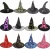 Import Hot selling COS masquerade props Halloween supplies witch hat / party Costume ball Pumpkin witch hat from China